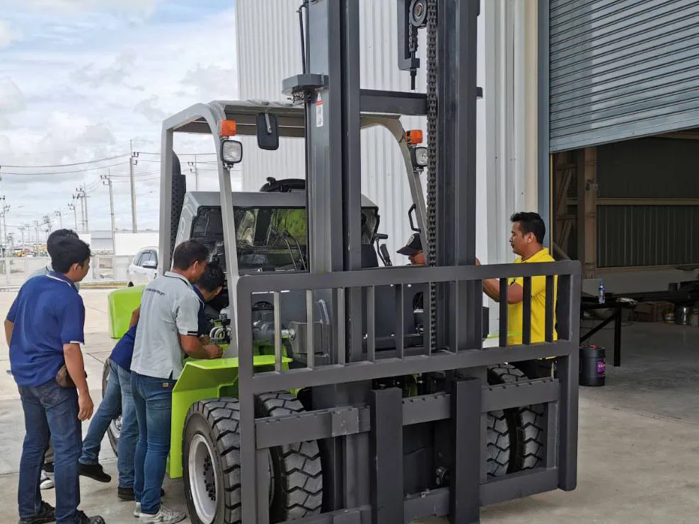 ZOOMLION Diesel Forklift Truck 4T 5T 6T 7T 10T FD40/FD50/FD60/FD70/FD100 with parts with Cheap Price for sale
