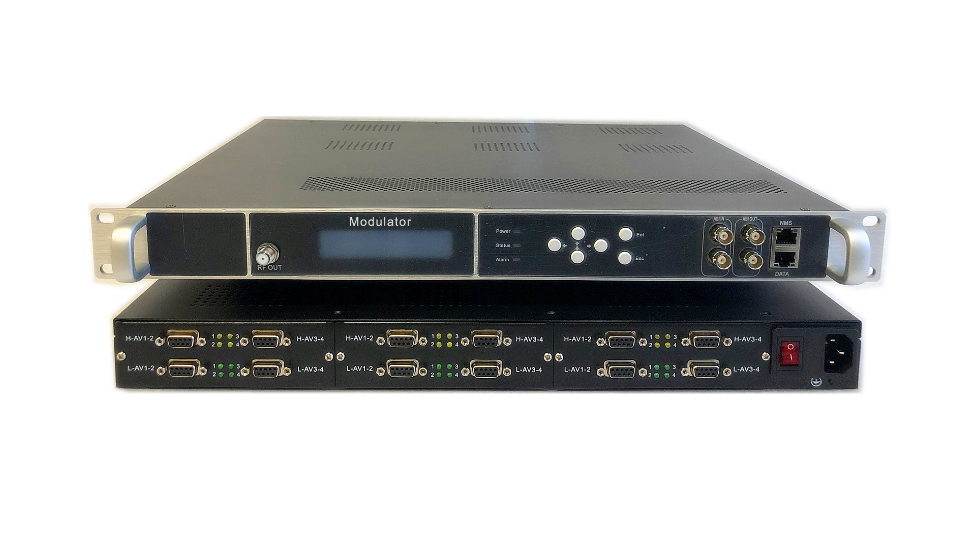 SD Modulator Digital Encoder 12 VGA 24 CVBS to RF DVB T DVB C ISDBT CATV RF Modulator