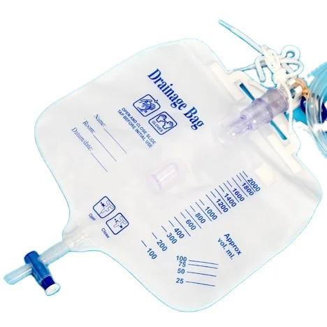 wholesale Medical disposable PVC emergency Colostomy Urine Bag