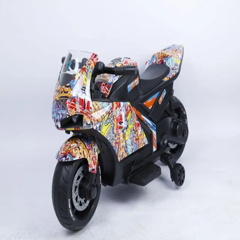 Cheap Price Children Electric Motorcycle Motorbike for Kids Car Battery Plastic Toys Unisex Plastic Motorcycle up to 3 Years