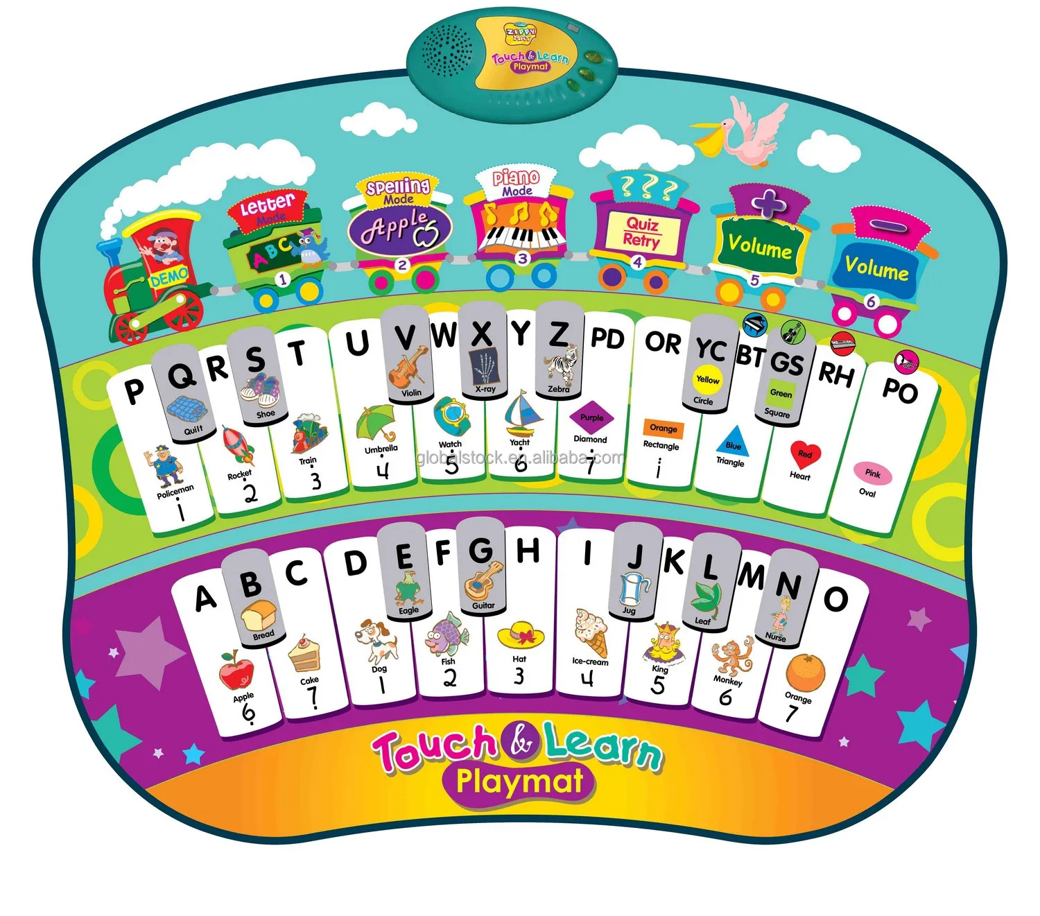 Складной музыкальный коврик для пианино-ключей, игровое одеяло, Обучающие игрушки, оптовая продажа