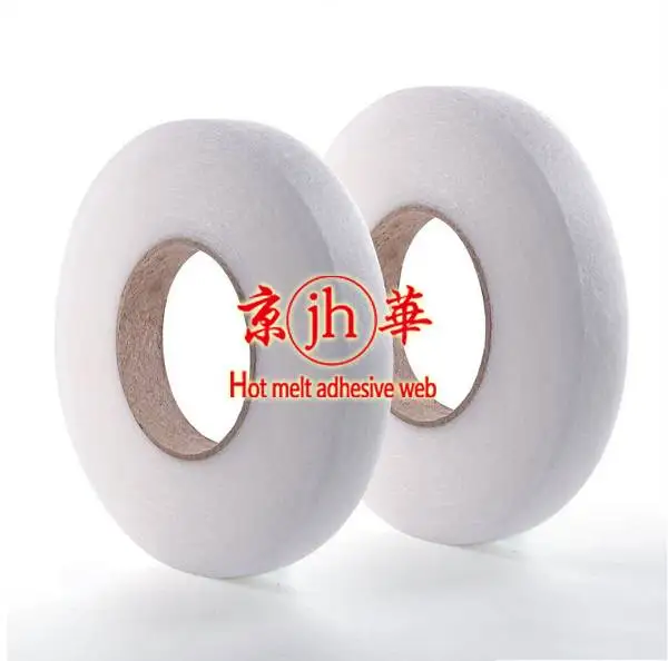Iron-On Hemming Tape Tailoring Material Double Sided Fusing Tape Fusing Webs PES Material With Weight From 10 to 100gsm