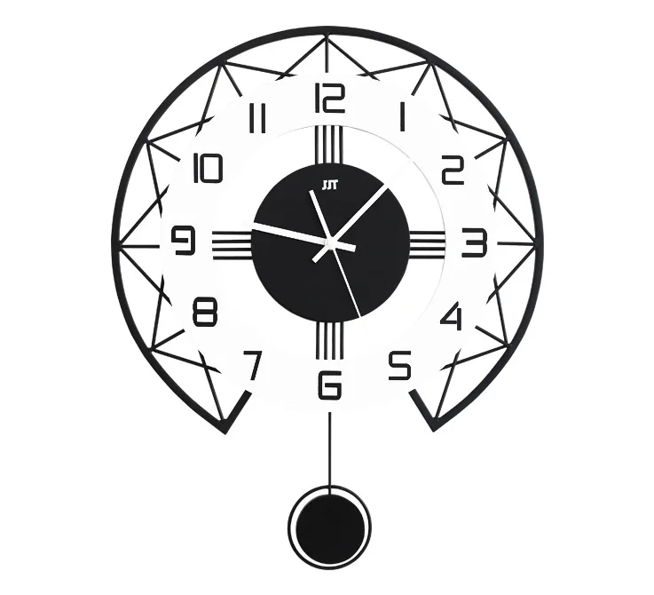 Wall watch mute wall clock home fashion landscape modern decoration ornaments atmosphere simple wall clock
