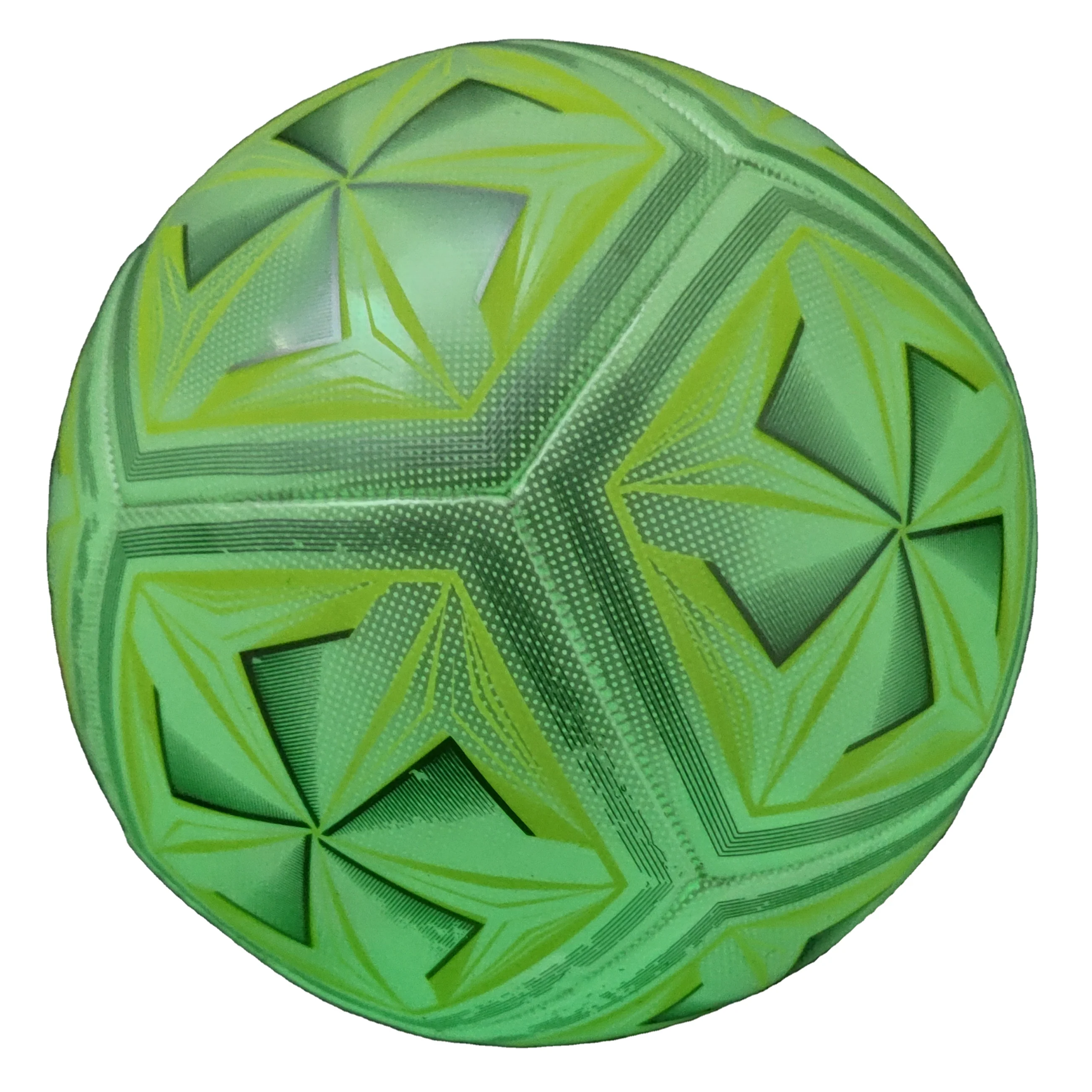 Super fiber Standard Size 5 Reflective Soccer green Luminous Night Glow Footballs Adult Child Pu Sports Match Training Balls