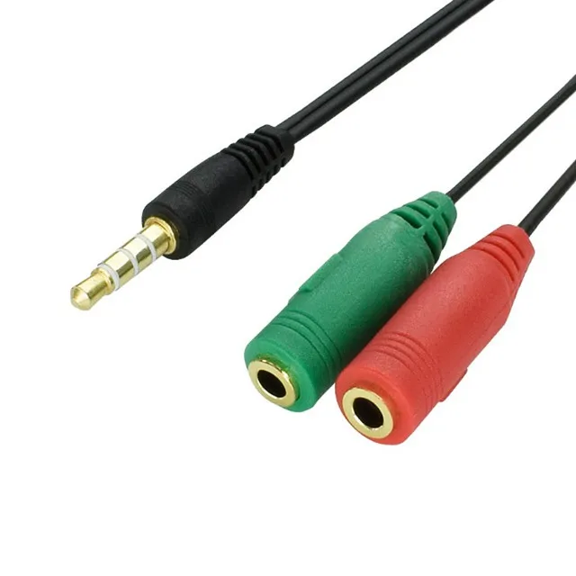 3.5mm 1 in 2 out Splitter Y Cable