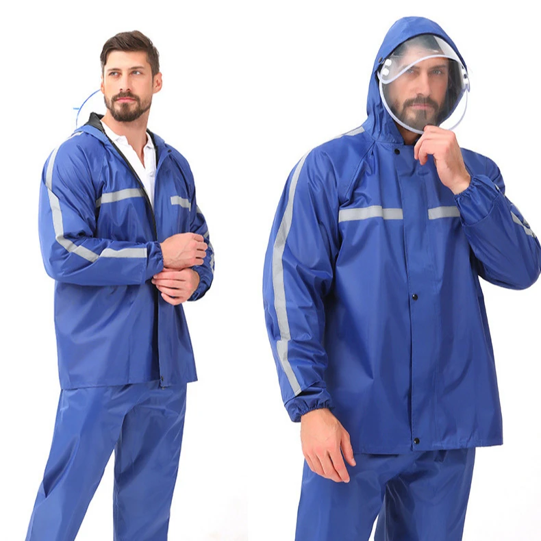 colorful portable outdoor motorcycle bicycle using waterproof raincoat with oxford cloth