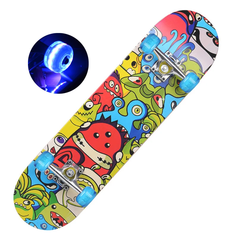 7 Layers Maple Wood Decks Outdoor Street Sport Standard Skate Boards Electric Skateboards for Teens Adults Beginners