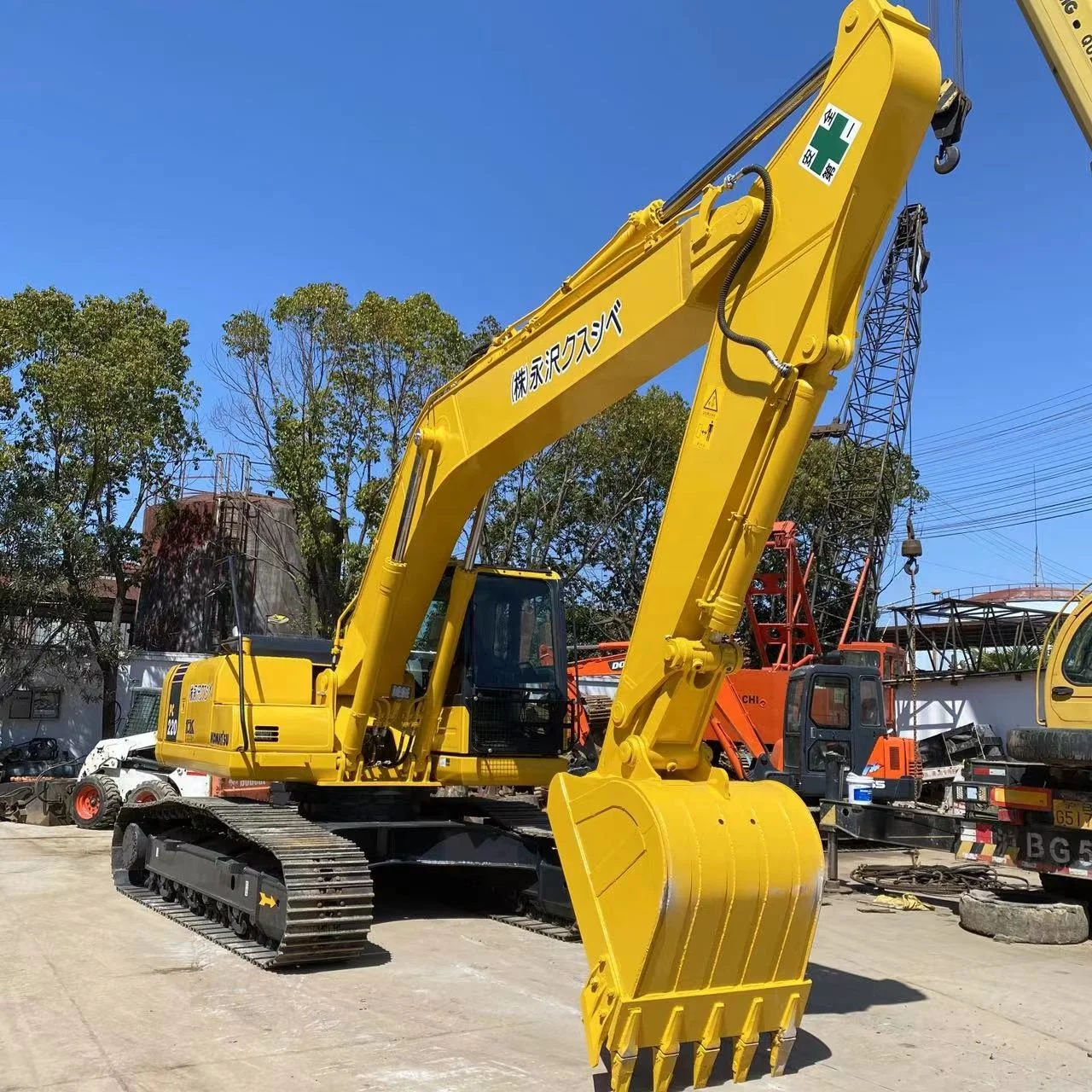 Original of Japan construction machinery Komatsu pc220 excavator good condition digger hydraulic crawler high quality excavator