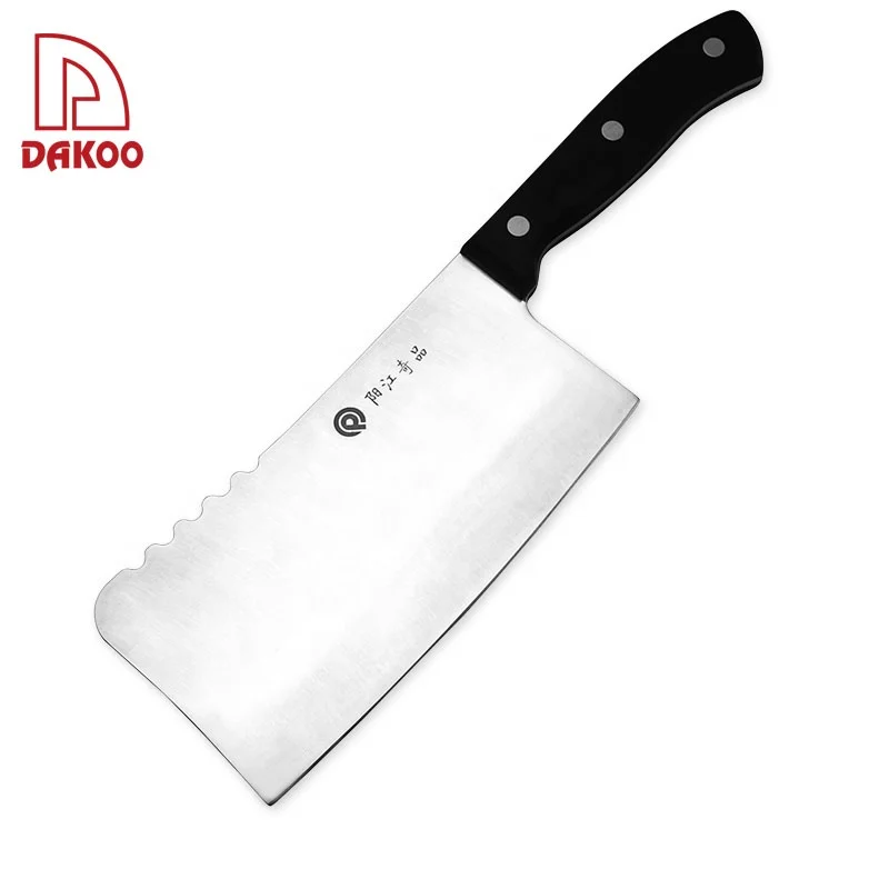 Chinese Chopper Thick Blade Kitchen Chopping Knife With POM Handle