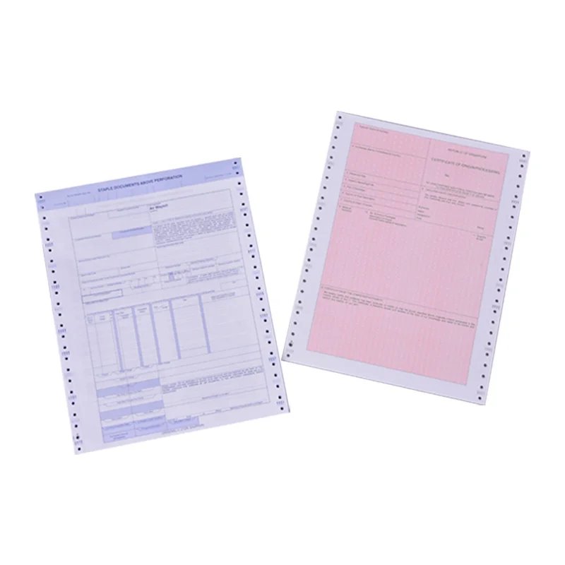 Custom carbonless paper roll 3plys payslip envelopes manufacturers