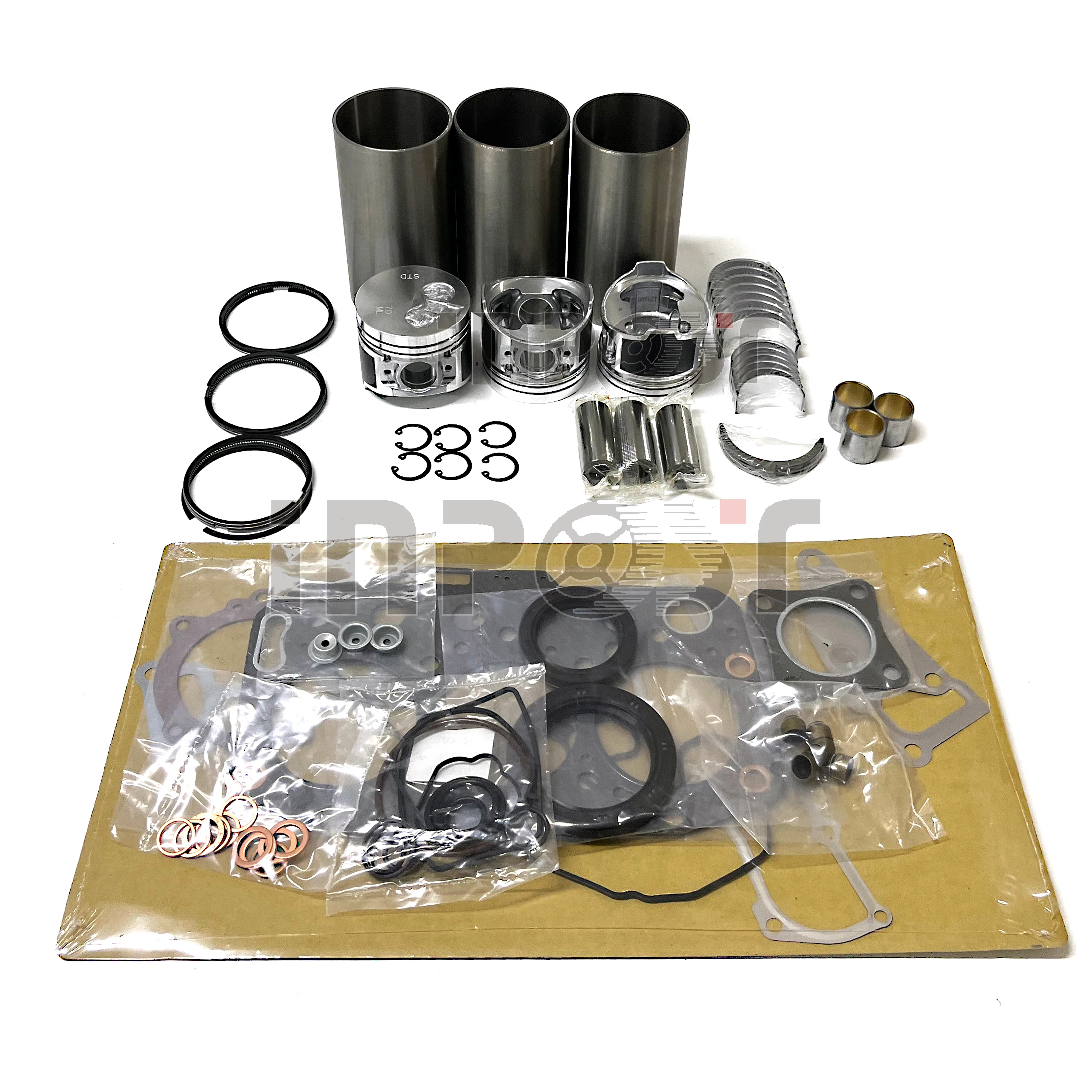 Diesel Engine Part 3TNV70 Engine Rebuild Head Gasket Kit Piston Ring Valve set Piston Compatible with Yan mar Engine