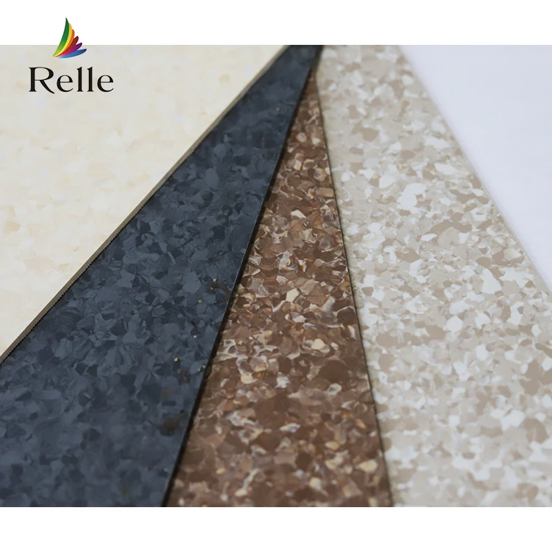 Relle commercial waterproof fireproof pvc non-directional homogeneous linoleum vinyl sheet flooring rolls