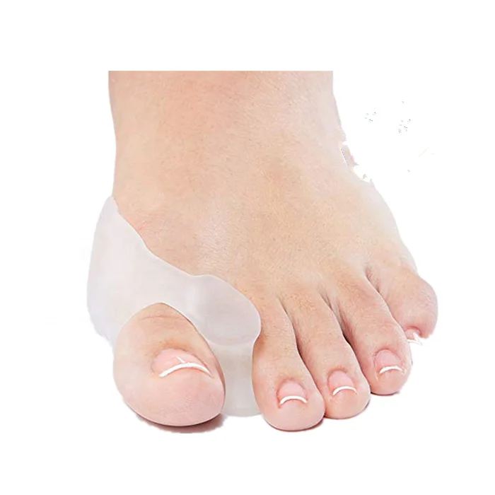 Soft Gel Silicone Foot Finger Toe Spreaders Toe Straightener for Pain Relief from Hallux Bunions