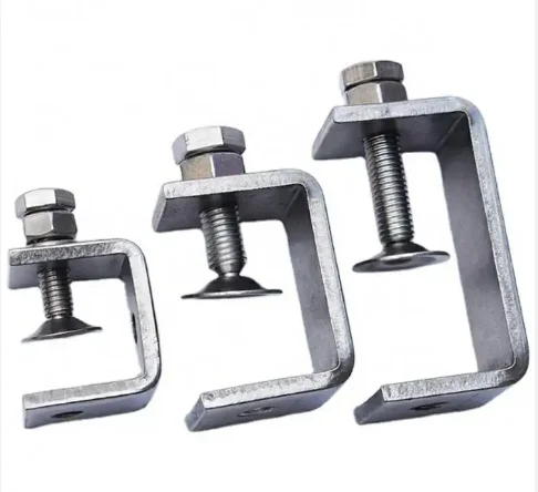 Low Price Golden Supplier 304 Stainless Steel Adjustable C Channel Strut Beam Clamp