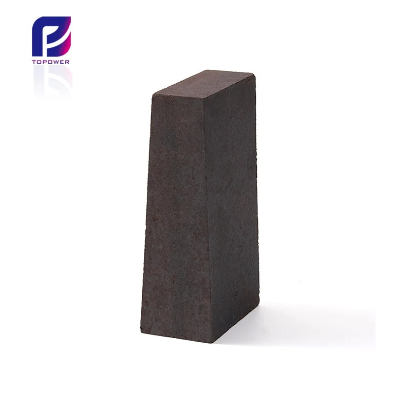 High Refractoriness magnesite chorium fire brick clinker Mag-Cr refractory magnesia chrome brick for rotary kiln