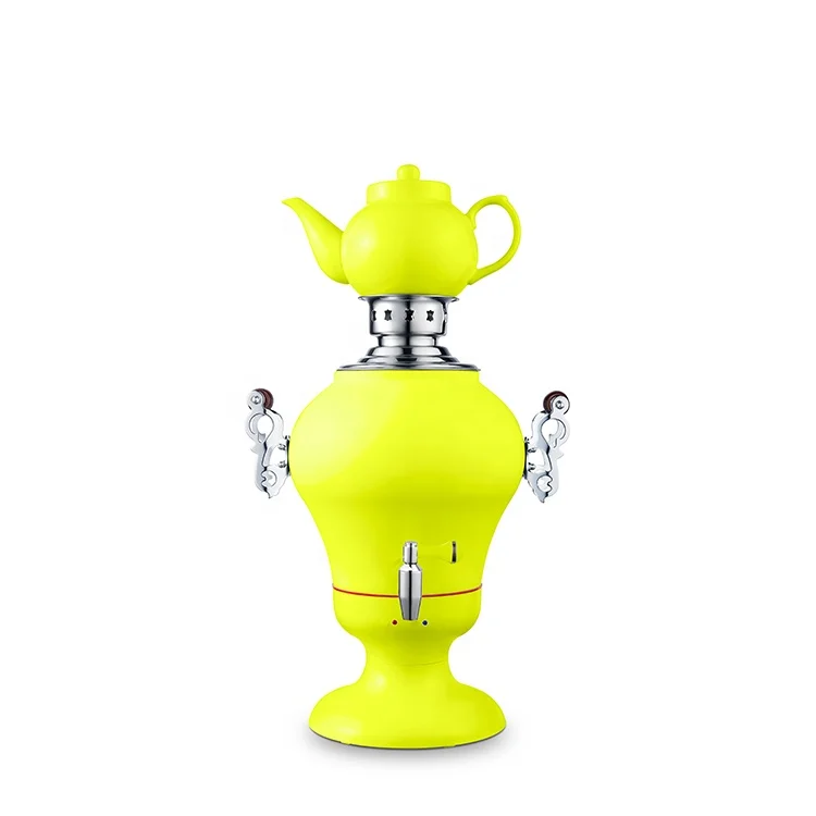 modern imperial stainless steel electric russian tea kettle samovar