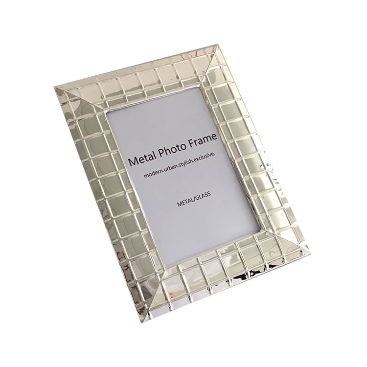 8X10 Factory directly customizes high quality metal photo frame size and card paper for memorial and home decoration