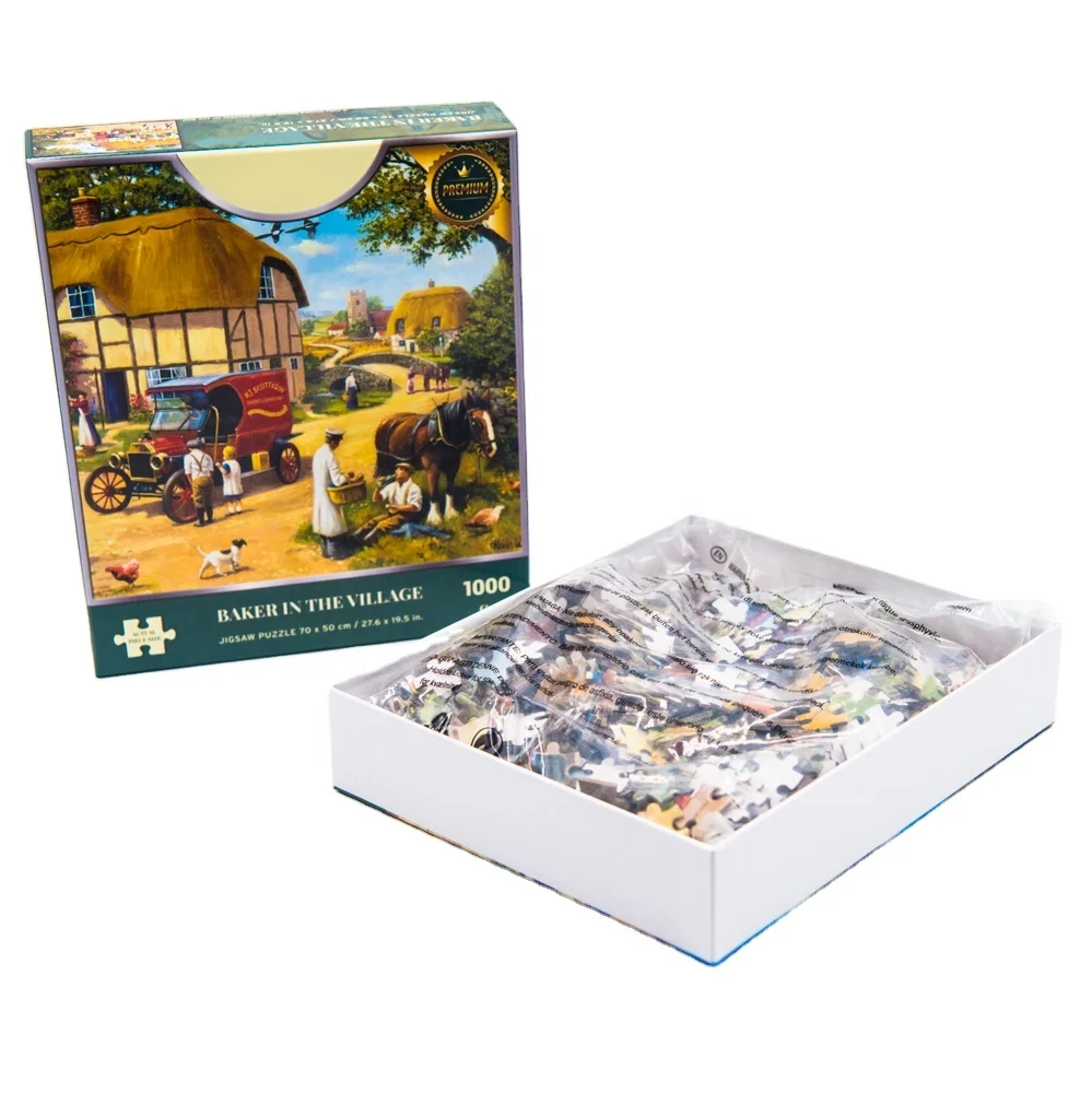 The latest hot paper saw blade jigsaw puzzle, 100 to 1000 pieces of special-shaped jigsaw puzzle for adults and children