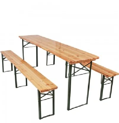 Factory Wholesale Wooden Beer Table for Outdoor Activity
