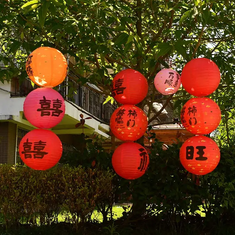 SR Wholesale Origami Cylinder Fire Flying Fish Paper Lanterns Korean Japanese Chinese Paper Lanterns for Festival Decoration