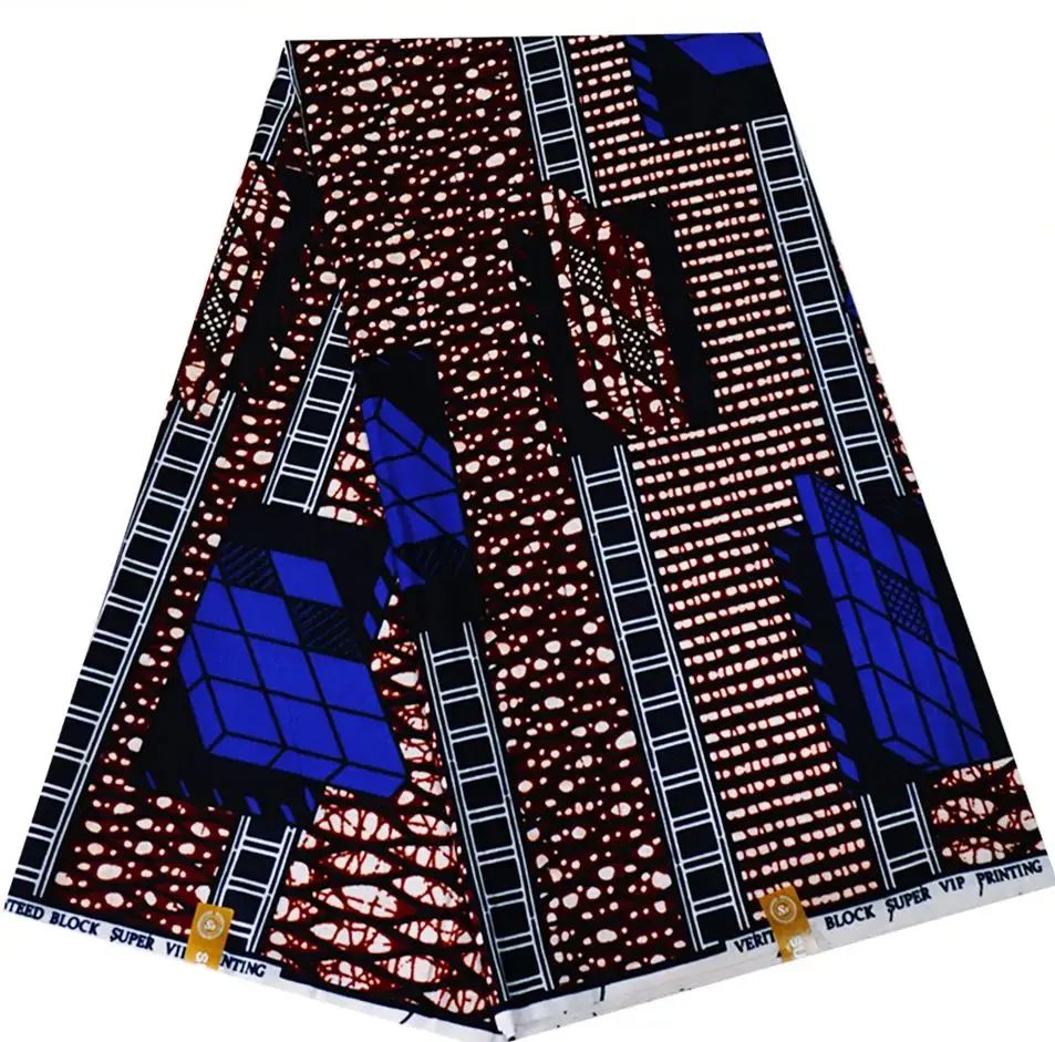 Manufacturer African Original Wax Poly Fabric Cotton Exclusive Soft Wax Fabric For Sale