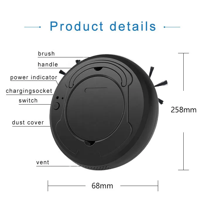 Mopping Floor Robotic Vacume House Cleaning Smart Robot Window Vacuum Cleaner