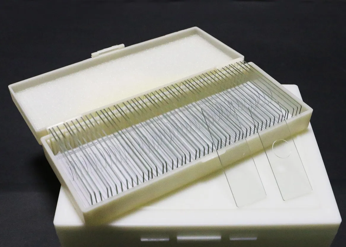 Yulin 50 Pieces Set Histology Prepared Microscope Slides Medical School Student Observe
