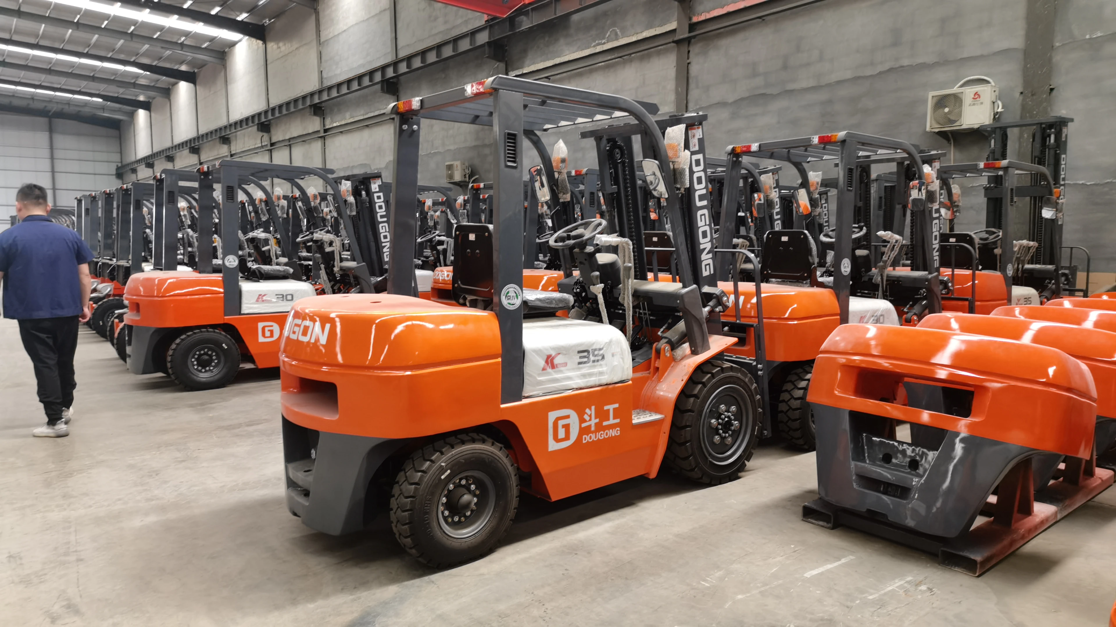 CE Certificate 3 Ton Cargo Transportation Electric Diesel Forklift Electric Stacker