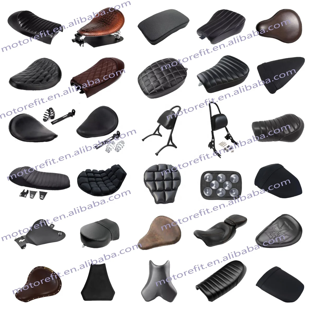 
RTS Motorcycle for Harley Honda Yamaha Kawasaki Suzuki mache custom leather seat 