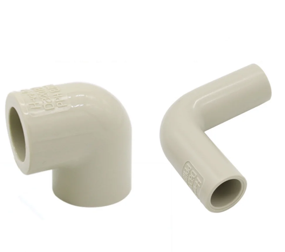 DIN Standards Industrial Grade PPH 45 Degree Elbow PPH Socket Fusion Elbow 45 Degree PPH PIPE FITTINGS