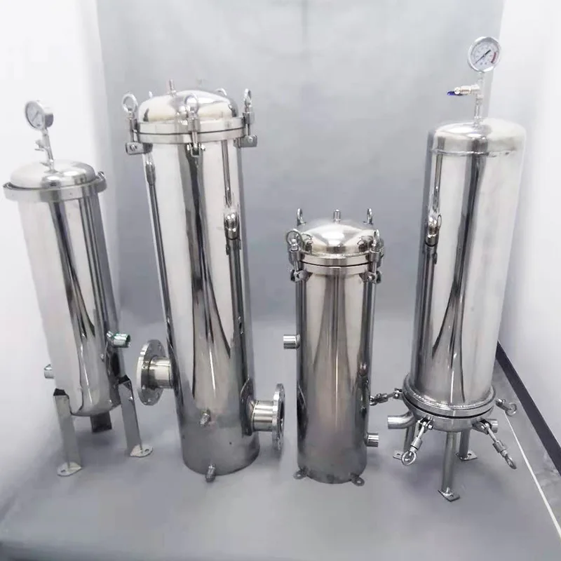 TOPEP Factory Hot Sale Liquid Filter SS 304/316/316L Bag Filter Housing Multi/Single Bag Filter Housing