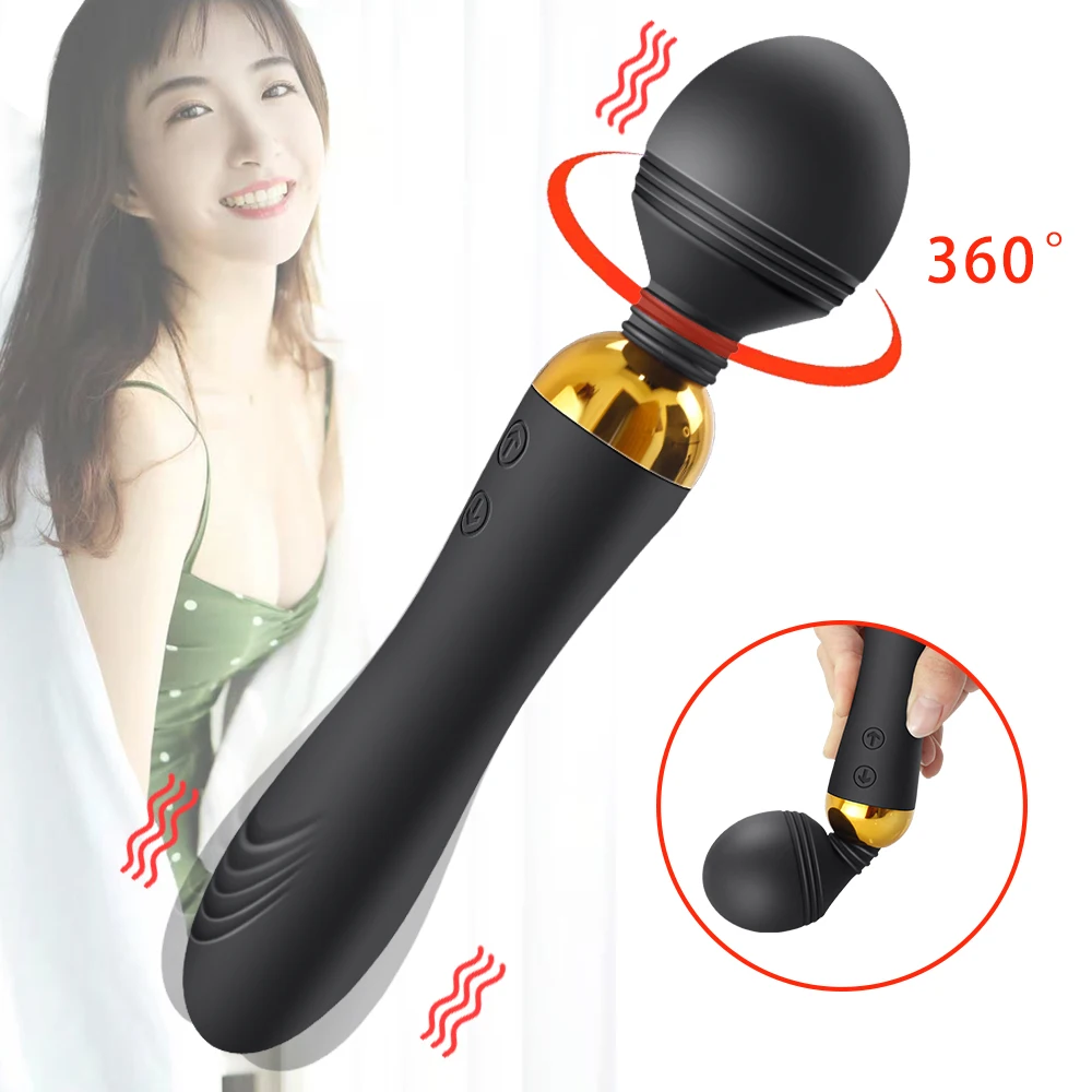 18 Vibration Modes Sex Toys Women Vagina Clitoris Massager Silicone Dual Vibrator Device Adult Sexy Product