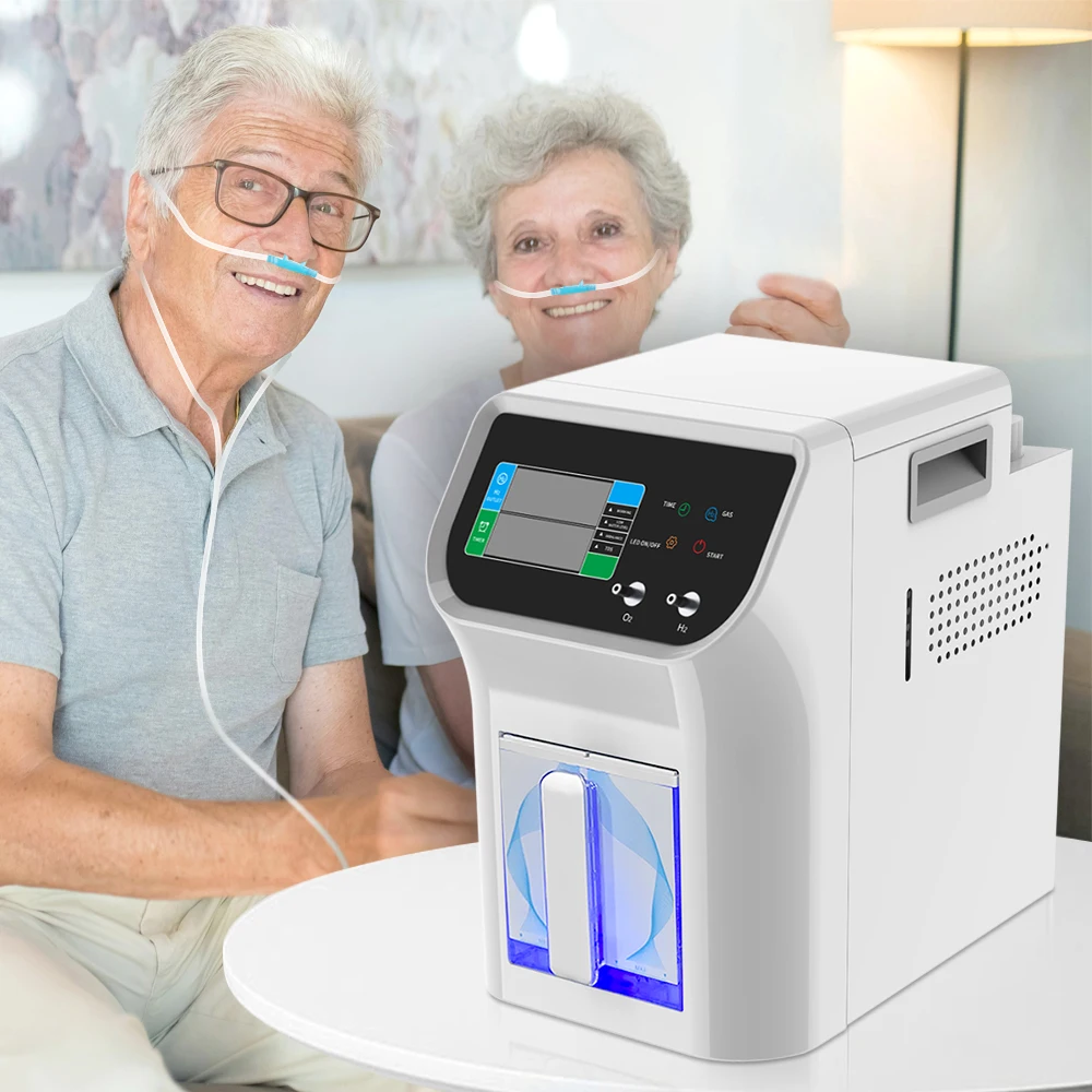 Cawolo New Arrivals 1500ml Large Flow Hydrogen Inhaler Pem Technology Hydrogen Inhalation Machine Breathing