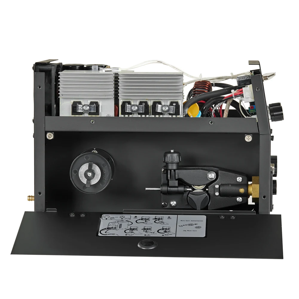 JINSLU 150A Multi-Process Welder, Gas/Gasless, MIG/Flux Cored/Lift TIG/Stick ARC, Synergic Control, Dual Voltage 110/220V