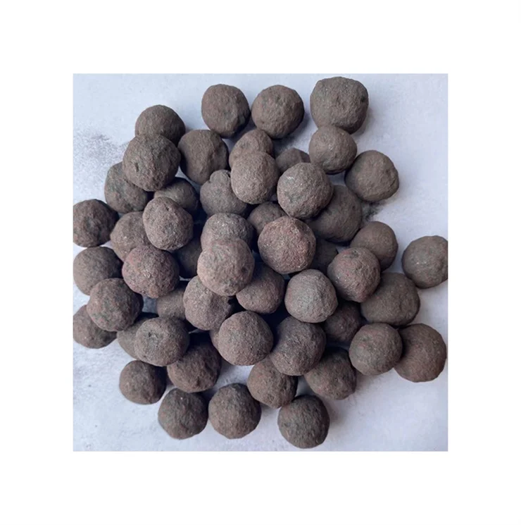 Low Powder Content Fe 62 Iron Ore Pellets High Compressive Resistance