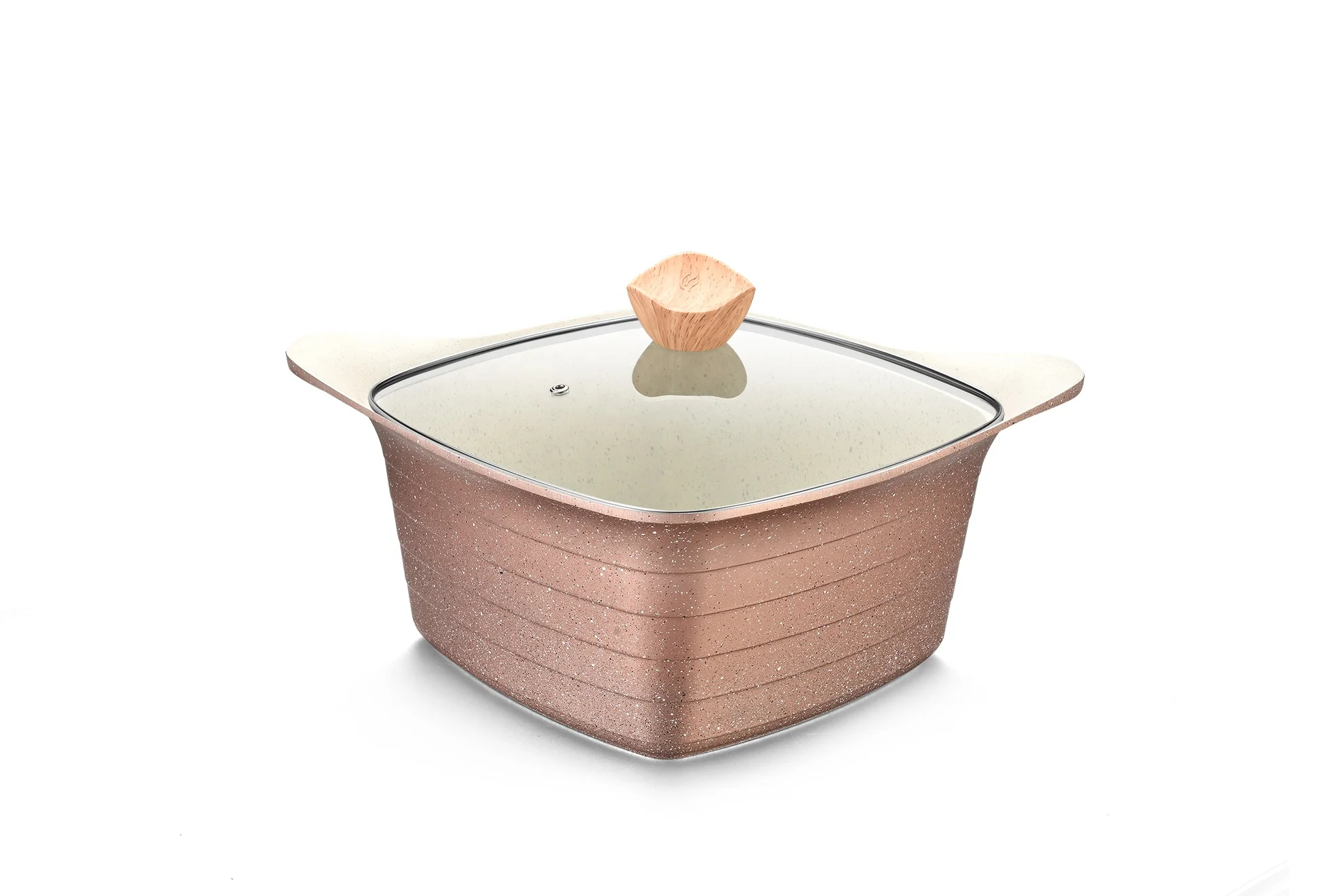 Hot Selling Granite Pan Set Square Cooking Pots Sets Nonstick Cookware Ceramic Aluminum Cookware Set With Aluminum Lid