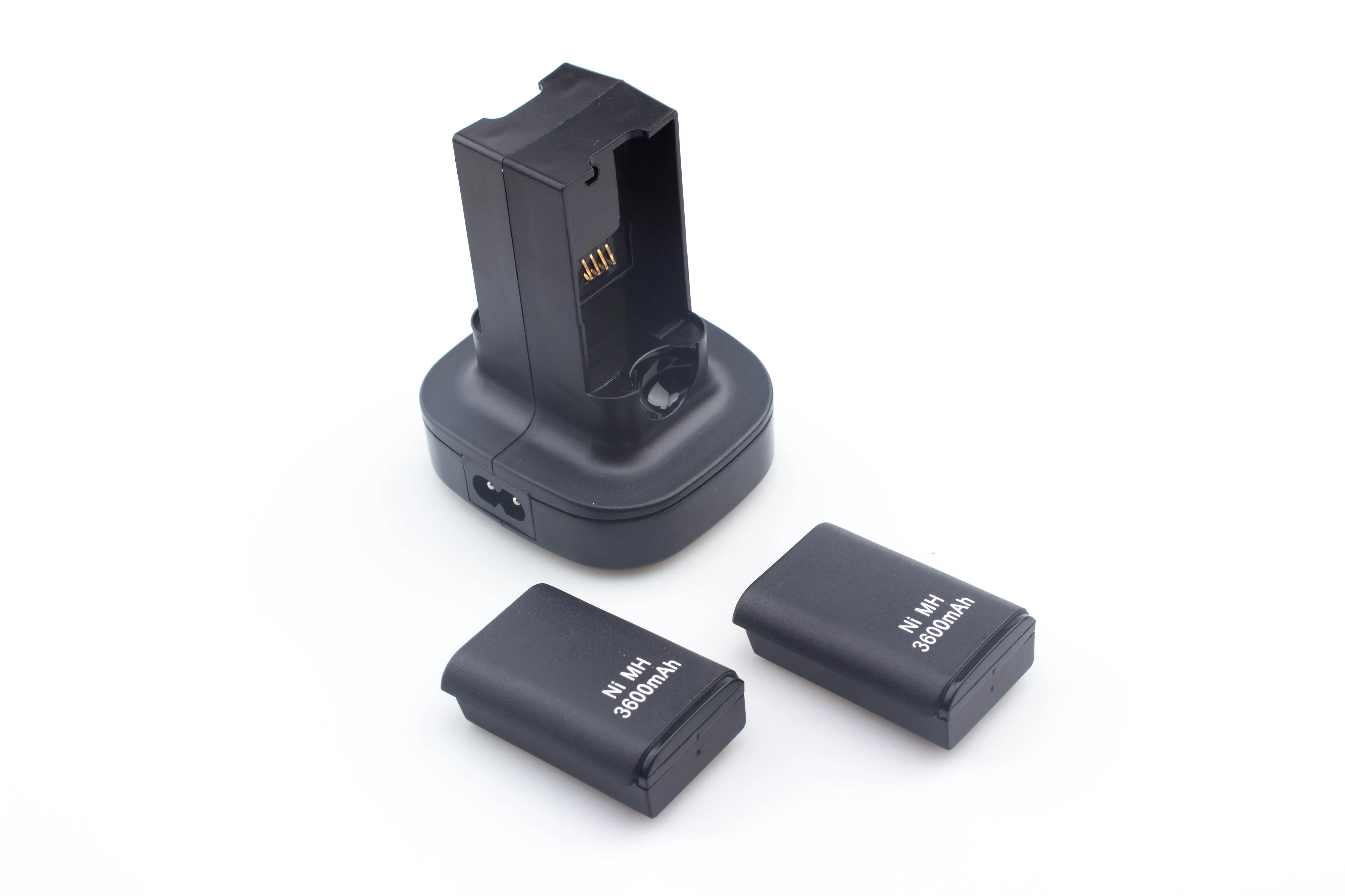  Двойная дистанционная зарядная станция с 2 аккумуляторами 3600mah для беспроводного пульта дистанционного управления Xbox 360