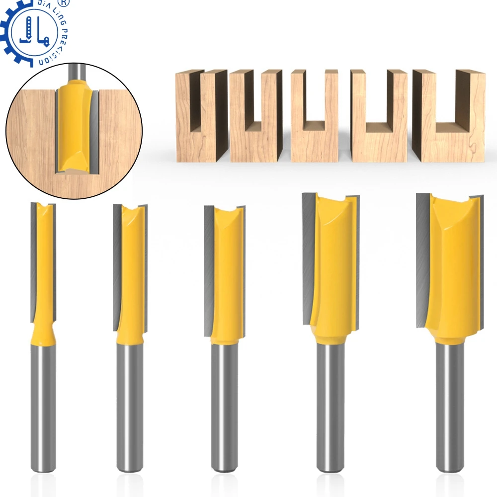 Plunge Pattern Router Bit 1/4 Shank CNC Woodwork Bits Flush Trimming Bit For Sale