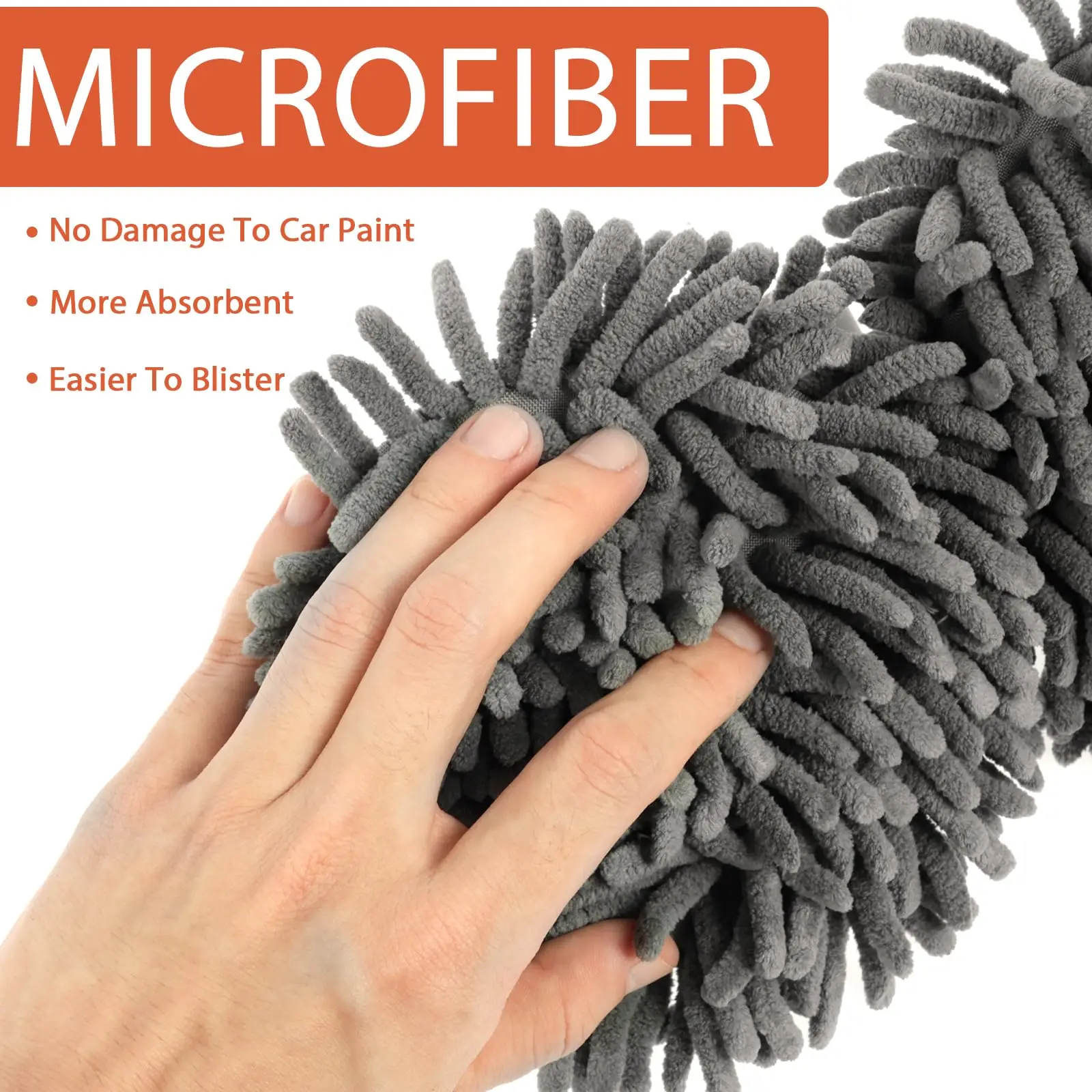 Premium Adjustable Aluminum Car Wash Brush Mop with Durable Rotating Double Brush Head for Efficient Roof and Window Cleaning