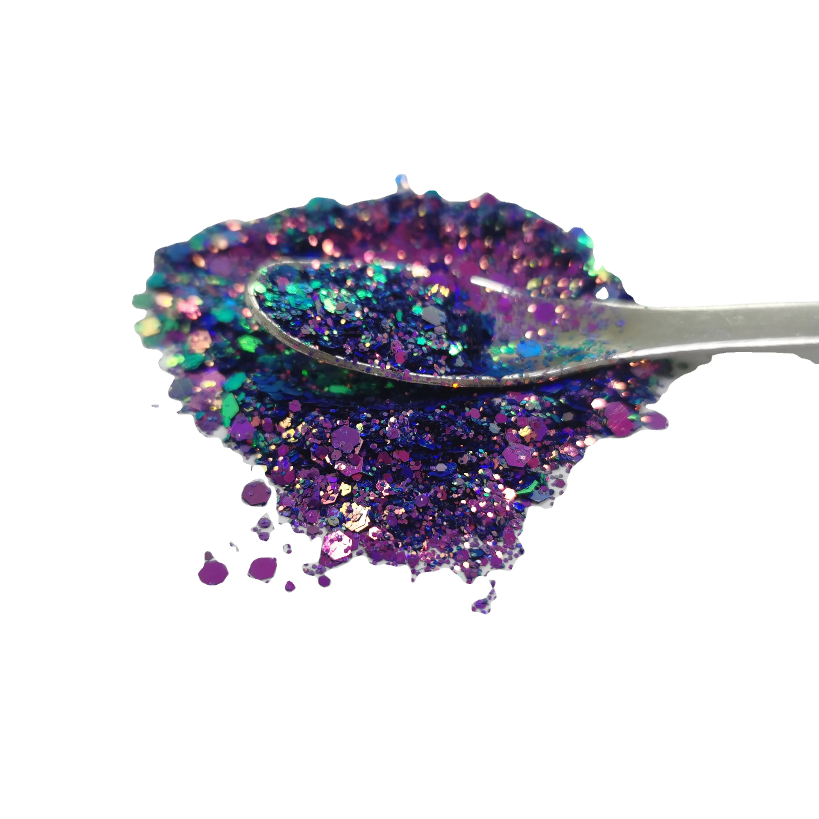 Chameleon Chunky Glitter Color Shift Craft Glitter Powder for Epoxy Resin, Nail, Tumbler, Slime, Phone Case, Party Decor,