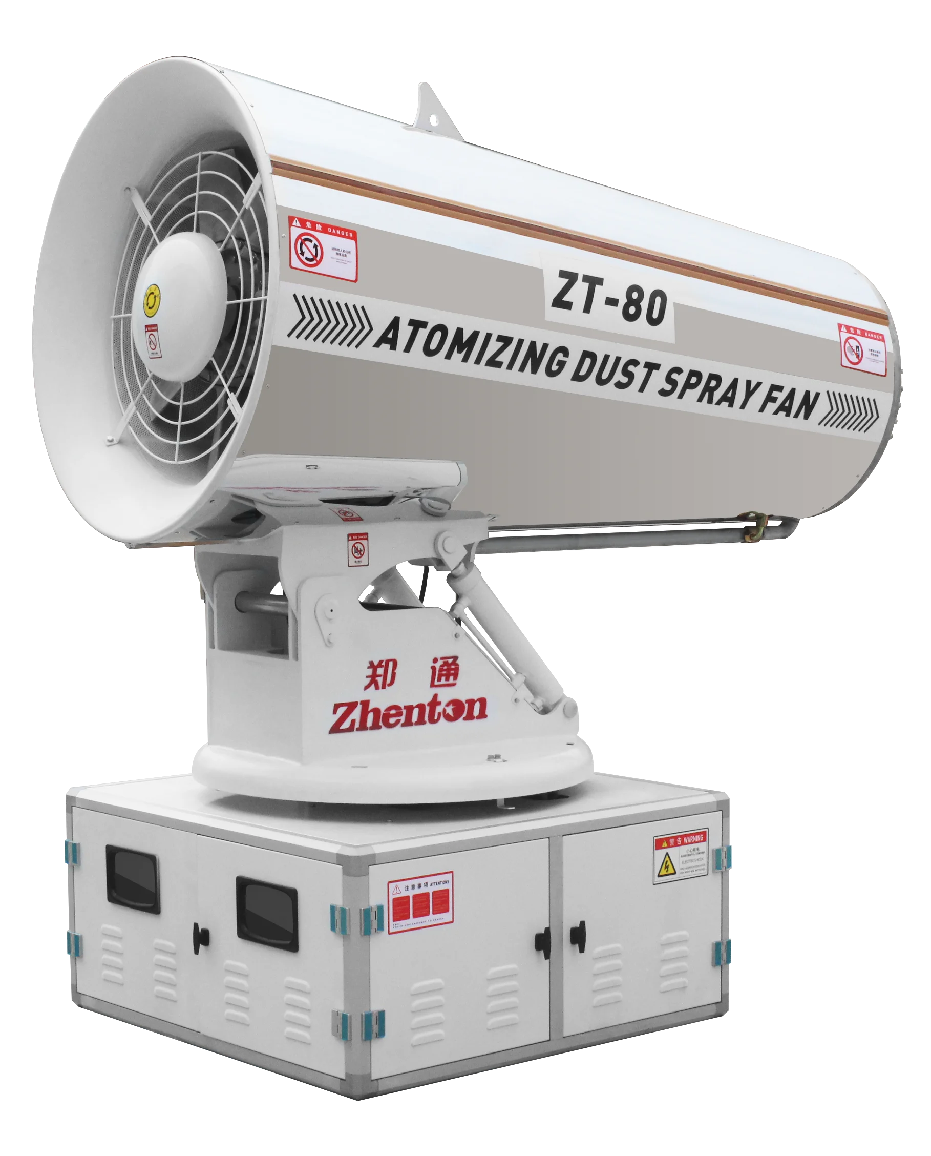 China Leading Manufacturer Mobile Dust Suppression Stainless Steel Mirror Shell Truck-Mounted Fog Cannon