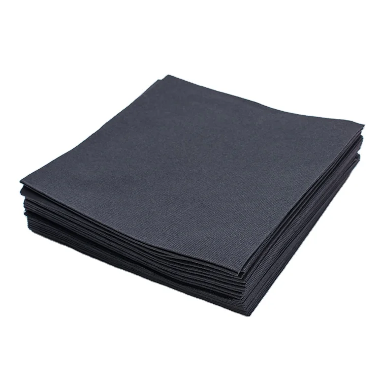 
wedding High Quality 25*25 Paper airlaid Napkins with logo for 100pcs 