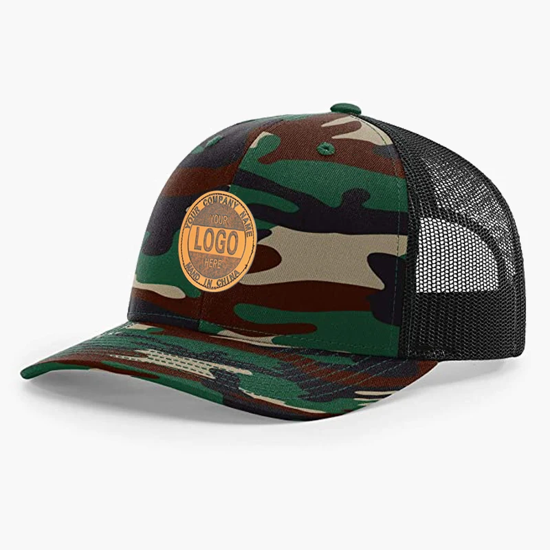 High Quality Personalized Custom Logo Richardson Truck Hat Baseball Cap 6 Panel Embroidered 100 Cotton Unisex Mesh cap