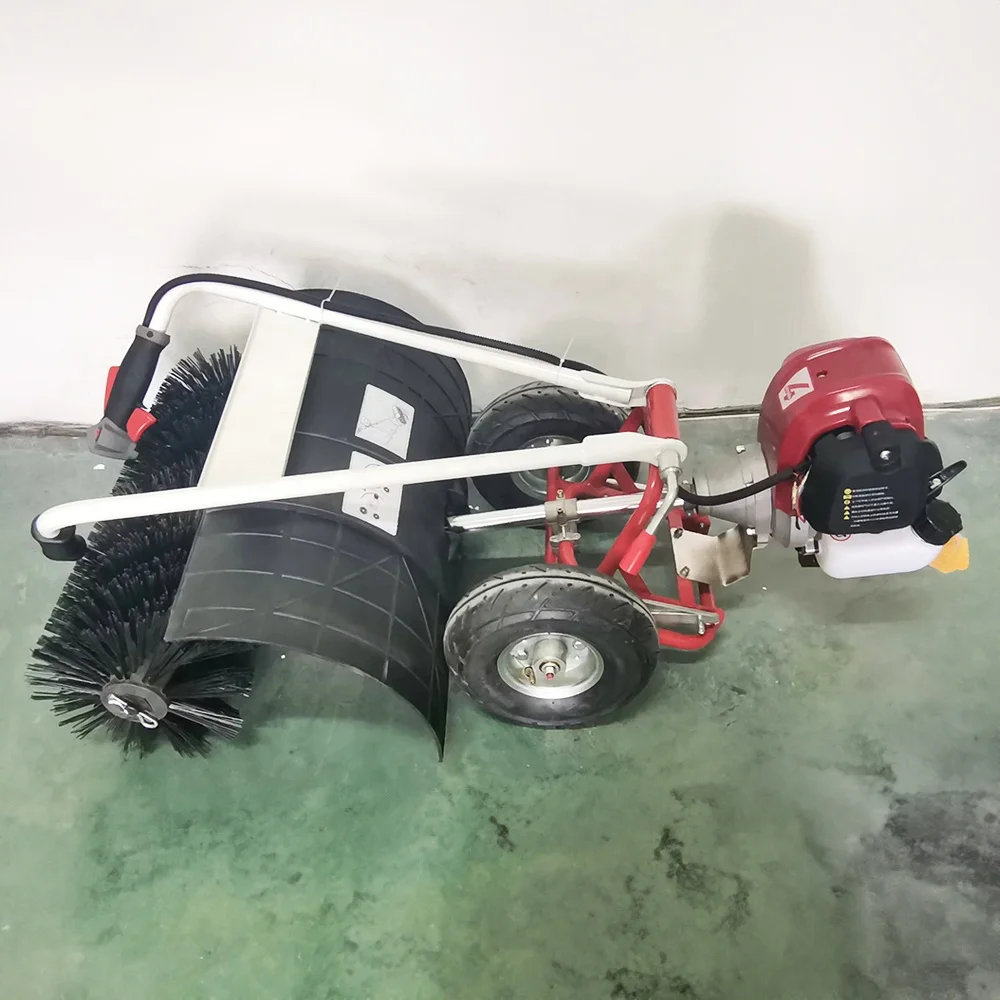 Hand Push Type Sweeping Machine Handheld Floor Sweeper Manual Road Sweeper