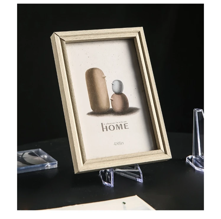 68mm*52mm Mini Clear Plastic Easel Stands Coin Display Easel Holder