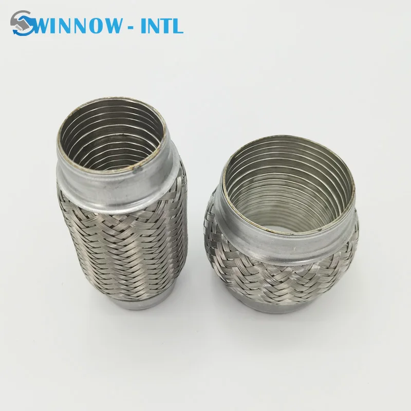 K2 Ferrule With InterLock Car Pipe Tube Exhaust For Muffler Weld Flexible Joint Auto Set Parts Safe