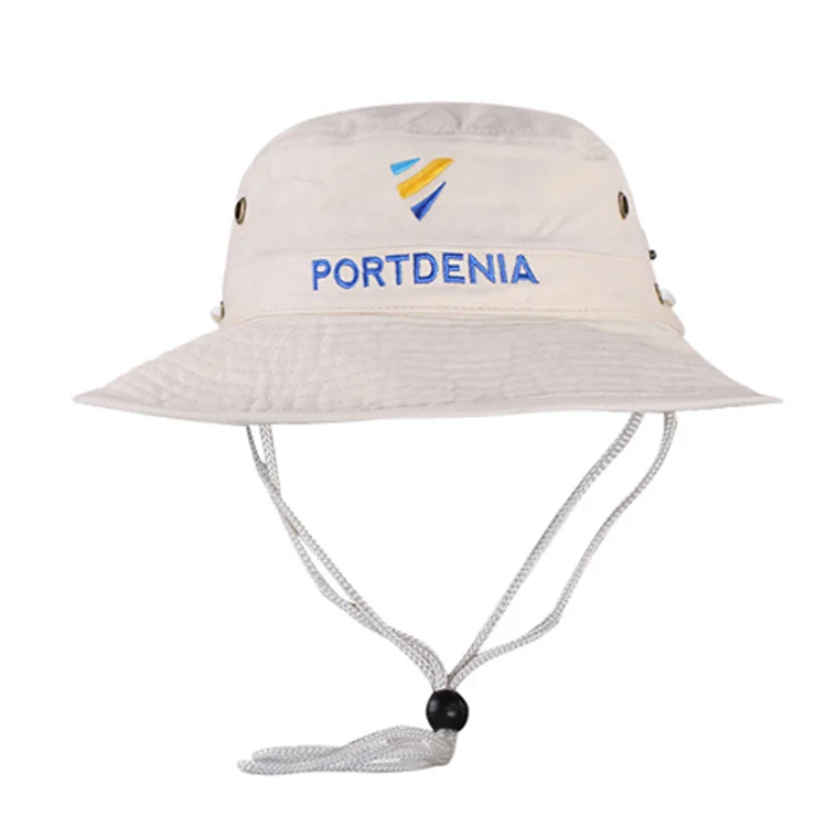 Luxury High Quality Custom Logo Famous Brand Bucket Men Women Sport Classic Big String Bucket Hat Cap