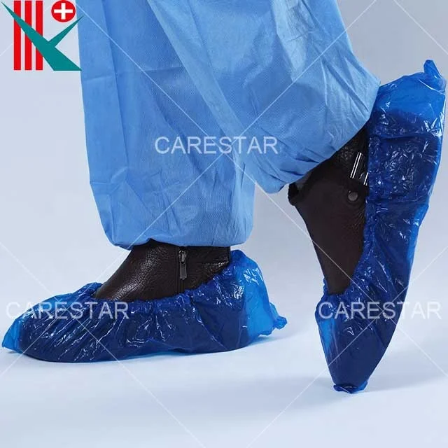 
Disposable PE Shoe Cover, Made by Hand 