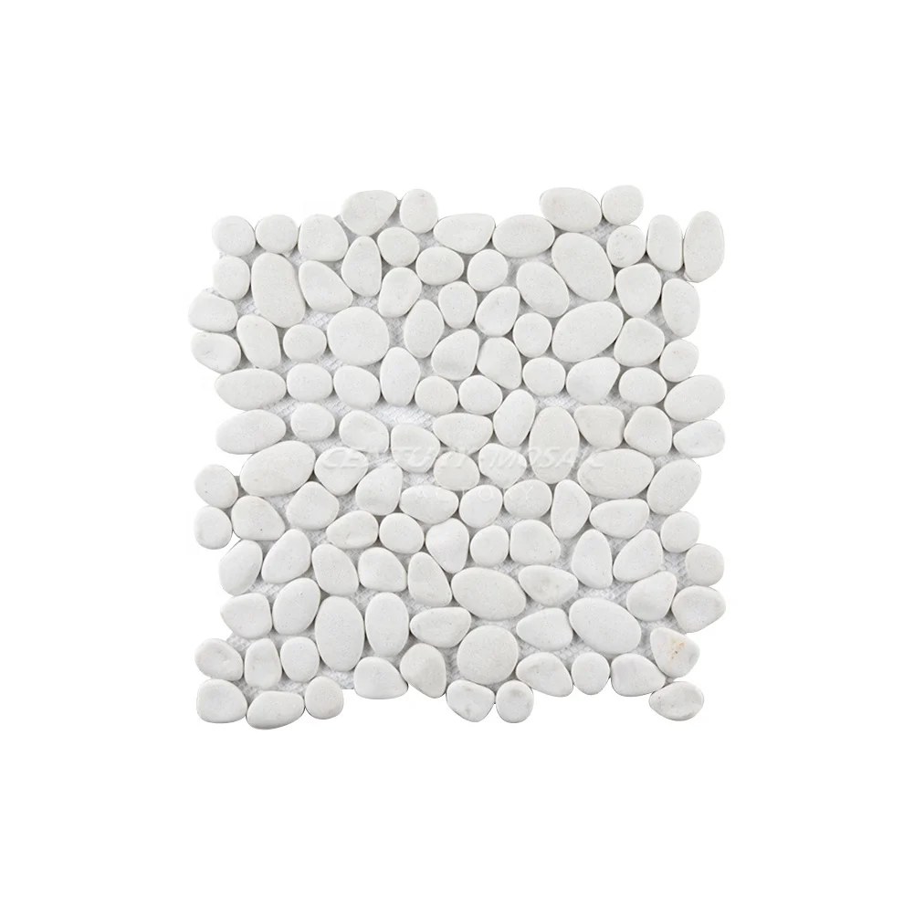 Centurymosaic Wholesale Natural Stone Marble Cobble Mosaic Pebble Tile Pebble Mosaic Tile Wall Floor