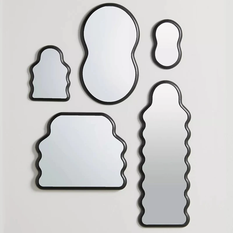 Wood Mirror Frame Antique Irregular Wooden Mirror Frame Design